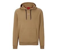 HUGO Hommes Daratschi C Sweat à Capuche en Molleton de Coton avec Badge Logo Ton sur Ton
