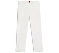 HUGO Hommes David251D Pantalon Slim Fit en Gabardine de Coton Stretch