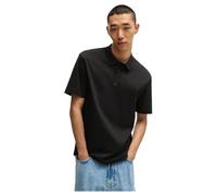 Polo HUGO Deabono manches courtes noir pur - L