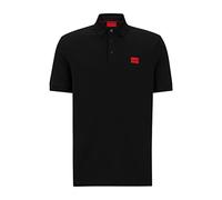 HUGO Hommes Dereso232 Polo Slim en piqué de Coton avec étiquette logotée