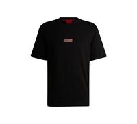 HUGO Hommes Diqitee T-Shirt Relaxed en Coton avec Grands Logos au Dos