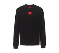 HUGO Sweat-shirt 'Diragol212' rouge / noir, Taille XL