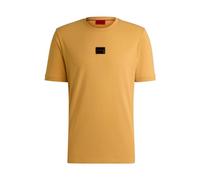 HUGO Hommes Diragolino Gel T-Shirt en Jersey de Coton avec étiquette logotée