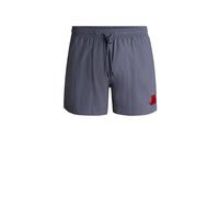 HUGO Hommes Dominica Short de Bain à séchage Rapide avec étiquette logotée