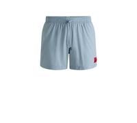 HUGO Hommes Dominica Short de Bain entièrement doublé avec étiquette logotée Rouge