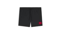 HUGO Hommes Dominica Short de Bain entièrement doublé avec étiquette logotée Rouge