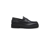 HUGO Hommes Draven Loaf Mocassins en Cuir à Semelle extérieure crantée