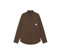 Hugo Ebalto 10276056 Shirt Marron XL Homme