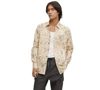 HUGO Hommes Elisha02 Chemise Extra Slim Fit en Coton Stretch à imprimé Dalmatien