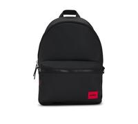 HUGO Hommes Ethon 2.0N Backpack Sac à dos en tissu mat avec étiquette logotée rouge
