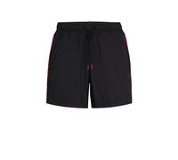 HUGO Short de bain entièrement doublé avec ruban logoté - Style FAB, 50500973 Noir L