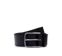 HUGO Hommes Gerik Sz35 Ceinture en cuir grainé avec boucle logotée