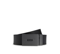 HUGO Hommes Gilbert-soft Or35 Ceinture réversible en cuir italien avec boucle plate
