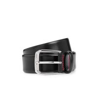HUGO Hommes Giuel Sz35 Ceinture en cuir italien avec boucle logotée