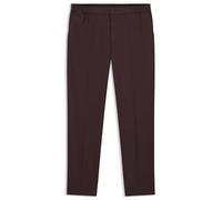 HUGO Pantalon Slim en popeline de laine mélangée - Style Gos233F1X, 50547351 Marron 54