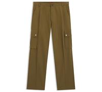 HUGO Hommes Graysen253 Pantalon Cargo Slim en Coton mercerisé
