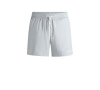 HUGO Shorts de bain 'Haiti' gris clair / blanc, Taille L