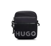 HUGO Hommes Hans NS Zip Sac reporter avec logo contrastant et finition en mesh