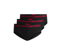 HUGO Hommes HIPBR Triplet Planet Lot de Trois Slips en Coton Stretch avec Logo