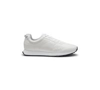 HUGO Hommes Icelin Runn Baskets au Style Chaussures de Course en Similicuir avec détails structurés