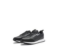 HUGO Hommes Icelin Runn Baskets en mélange de matières avec Lacets et Tige monogrammée