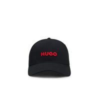HUGO Casquette Jude Hommes - Twill de coton avec logo - Noir Taille 55-60