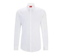 HUGO Hommes Kenno Chemise Slim Fit en Coton à Logo Jacquard revisité
