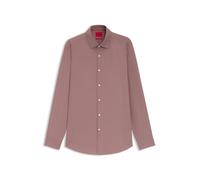 HUGO Hommes Kenno Chemise Slim Fit en Popeline de Coton Facile à Repasser