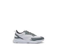HUGO Hommes Leon Runn Baskets inspirées des Chaussures de Running avec détails Contrastants