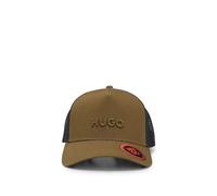 HUGO Hommes Marsel-Trucker Casquette en Twill de Coton avec Panneaux en Mesh