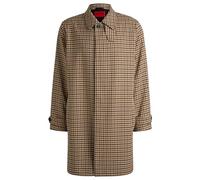 HUGO Manteau mi-saison 'Maver2432' beige / cognac / brun foncé, Taille M