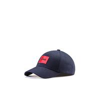 HUGO Hommes Men-X 576-222 Casquette en Twill de Coton avec étiquette Logo Rouge