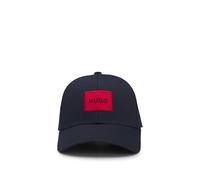 HUGO Hommes Men-X 581-RL Casquette en Twill de Coton avec étiquette Logo Rouge