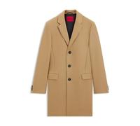 HUGO Hommes Migor2541 Manteau Slim en Laine mélangée à du Cachemire