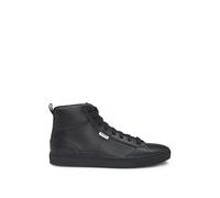 HUGO Hommes Morrie Hito Baskets Montantes en Similicuir grainé