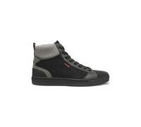 HUGO Hommes Morrie hito Baskets Montantes en Similicuir suédé et Mesh