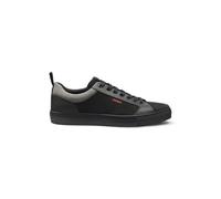 HUGO Hommes Morrie Tenn Baskets Imitation Nubuck Similicuir avec col en Mesh