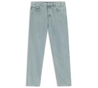 HUGO Hommes Nate Jean Baggy en Denim Rigide Bleu Clair