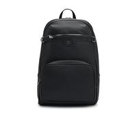 HUGO Hommes Nesh R Backpack Sac à dos en similicuir grainé avec logo revisité