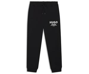 HUGO Hommes Nevez Bas de survêtement en Molleton de Coton avec Logo imprimé