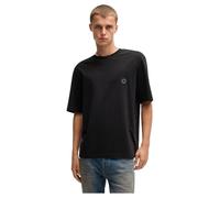 HUGO Hommes Niley T-Shirt en Jersey de Coton avec Logo Happy