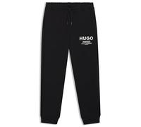 HUGO Pantalon 'Nomario' noir / blanc, Taille 38