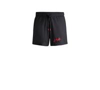 HUGO Hommes PAOL Short de Bain entièrement doublé avec Logo revisité