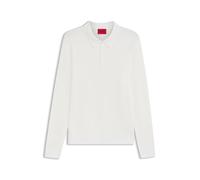 HUGO Hommes San Pippo-CV Polo Slim en Maille avec Logo au Dos