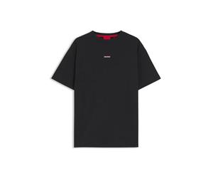 HUGO Hommes Split Logo T-Shirt T-Shirt de Pyjama Relaxed en Coton à imprimé logoté