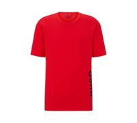 HUGO Hommes T-Shirt RN Relaxed T-Shirt en Jersey de Coton avec Protection Anti-UV SPF 50+