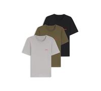 HUGO Hommes T-Shirt RN Triplet P Lot de Trois t-Shirts en Coton