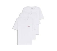 HUGO Hommes T-Shirt RN Triplet P Lot de Trois t-Shirts en Coton à Logo imprimé