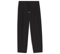 HUGO Hommes Tari262X Pantalon Modern Fit en Seersucker de Coton Stretch