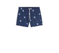 HUGO Hommes Tortuga Short de Bain à Cordon de Serrage et Logo imprimé